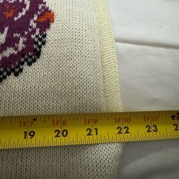 VTG Norton McNaughton Floral Embroidered Sweater Vest 80s Grannycore Teachercore - Picture 8 of 10